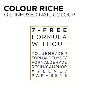 L’Oréal Paris Riche A L'huile Nail Polish - B03 Bleu Jasmin