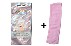 Que Bella Professional Illuminating Holographic Peel off Mask with Cosmetic Headband