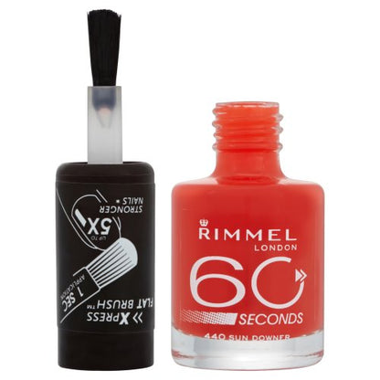 Rimmel 60 Seconds Nail Polish, Suns Downer