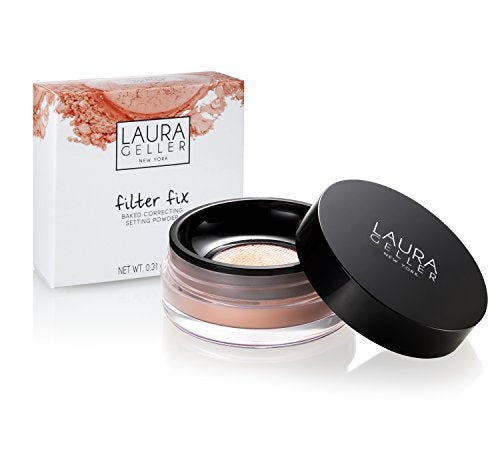 Laura Geller New York Filter Fix Baked Correcting Setting Powder Universal Apricot