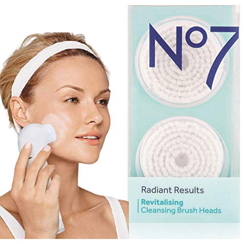 No7 Radiant Results Revitalising Brush Heads x2