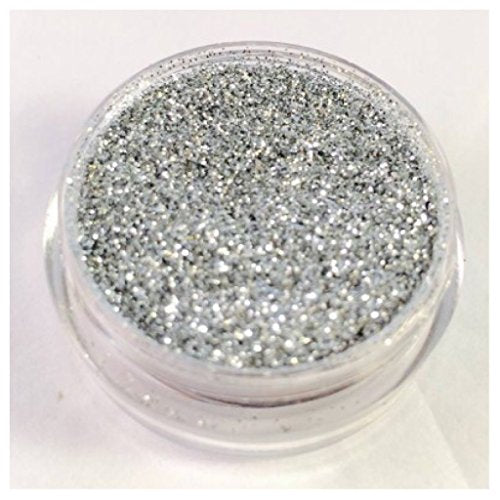 Glitter Eyeshadow Makeup for Eyes Face Body (Silver)