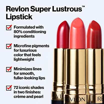 Revlon Lustrous Pearl Lipstick Softsilver Rose