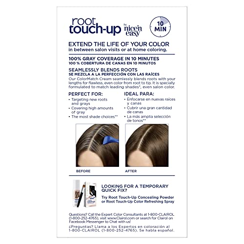Clairol Nice 'n Easy Root Touch-Up Permanent Colour, Medium Brown Shade 5