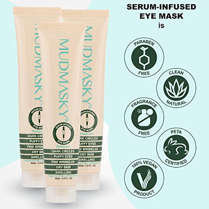 Mudmasky Serum Infused EYE MASK 30ml