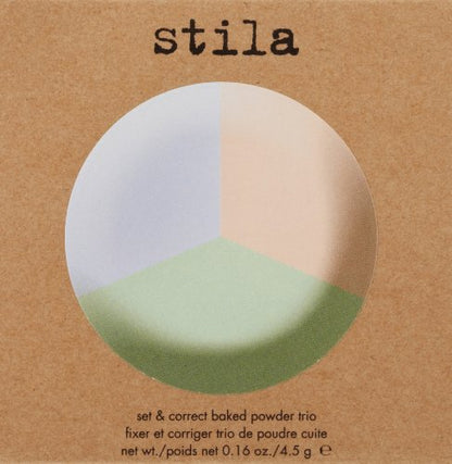Stila Set and Correct Baked Powder Trios, 4.5g