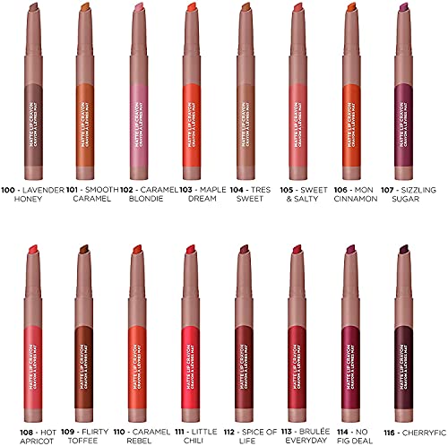 L'Oreal Infallible Matte Lip Crayon Lipstick 104 Tres Sweet