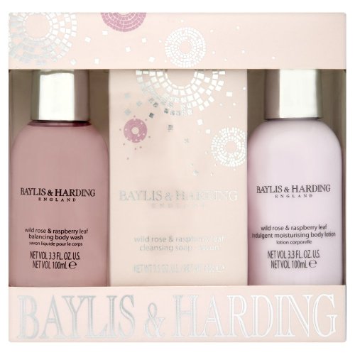 Baylis & Harding Wild Rose and Raspberry Leaf Body Treats Trio Kit