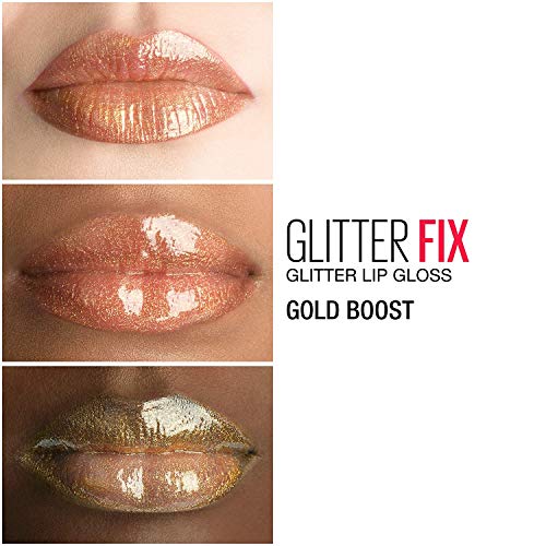 Maybelline Lip Studio Glitter Fix Lip Gloss Gold Boost