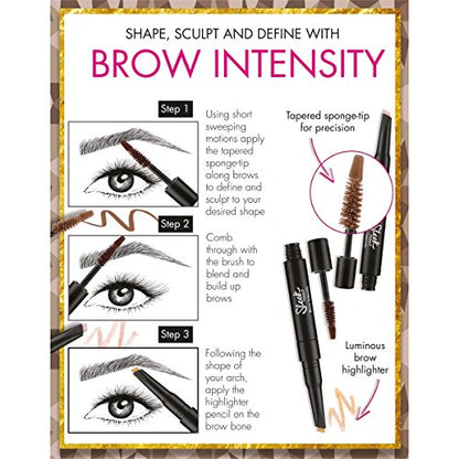 Sleek MakeUP Brow Intensity Brow Mascara Dark