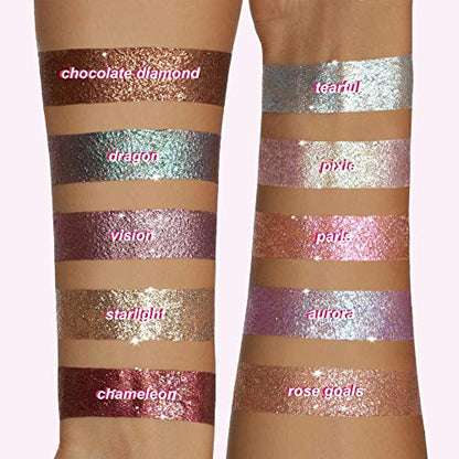 Lime Crime Starlight diamond dew glitter liquid eyeshadow in Starlight