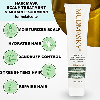 Mudmasky Hair Mask Scalp Treatment