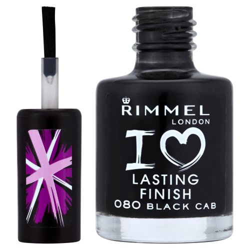 Rimmel I Love Lasting Finish Nail Polish, Black Cab