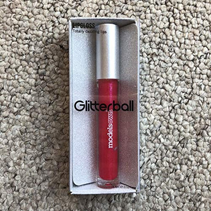 Models Own Glitterball Lipgloss - Hot Lips - Hot Pink - Totally Dazzling Lips