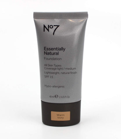 No7 Essentially Natural Foundation Warm Ivory