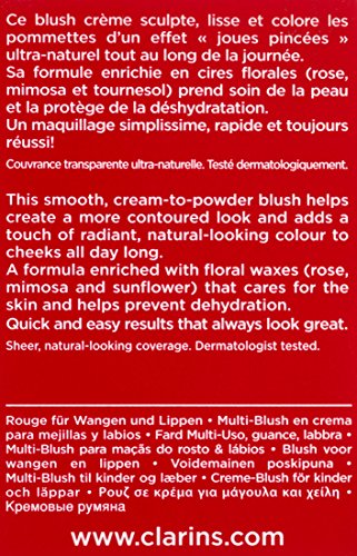 Clarins Multi-Blush Cream Blush For Cheeks and Lips 01 Peach