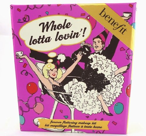 BENEFIT COSMETICS whole lotta lovin' LIMITED EDITION forever flattering MIRRORED makeup kit